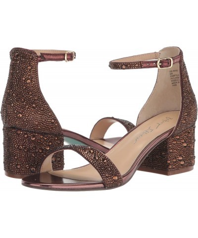 Blue Women's SB-MARI Heeled Sandal Brown $34.13 Sandals