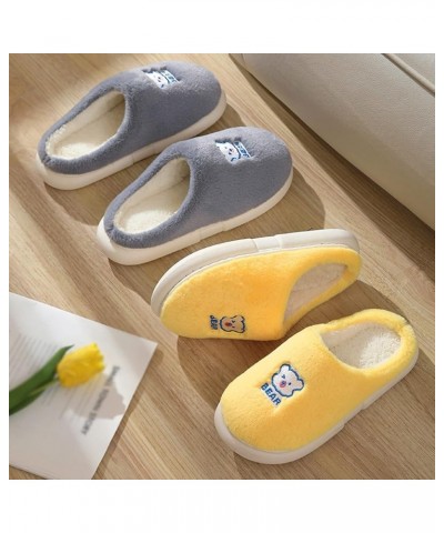 Men & Womens Slippers Trainers Slippers Winter Fashion Casual Home Shoes Comfy Graphic House Shoes A-yellow $12.29 Slippers