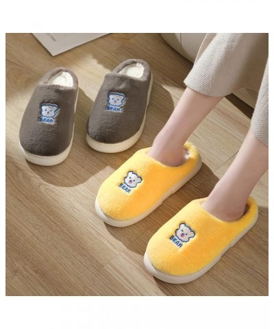 Men & Womens Slippers Trainers Slippers Winter Fashion Casual Home Shoes Comfy Graphic House Shoes A-yellow $12.29 Slippers