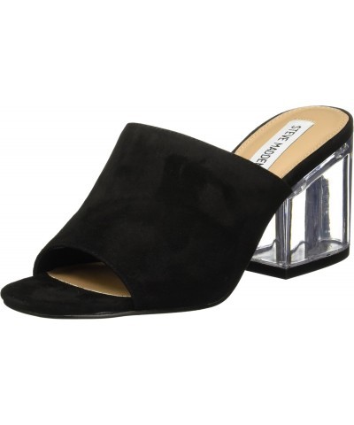 Dalis C Womens Slip-on Heels (5.5, Black Suede) $21.48 Mules & Clogs