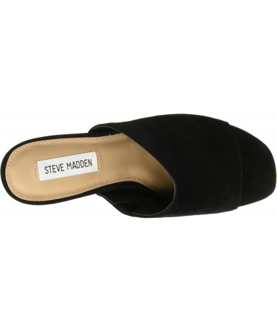 Dalis C Womens Slip-on Heels (5.5, Black Suede) $21.48 Mules & Clogs