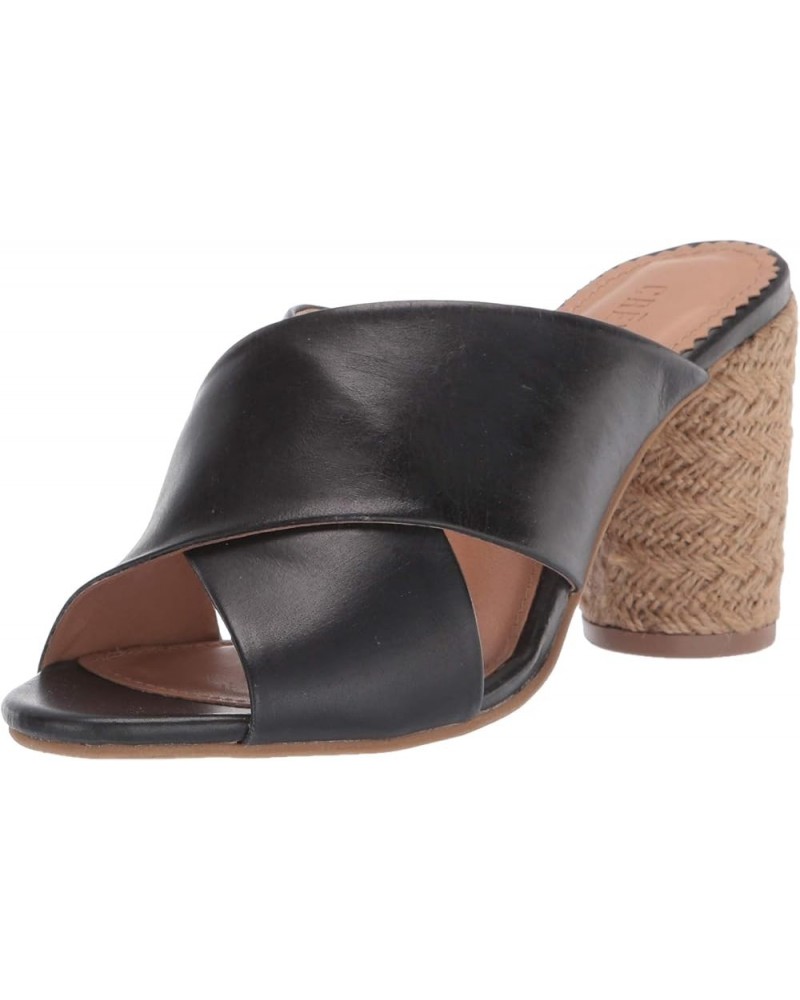 Women's Heeled Sandal Black $12.69 Sandals