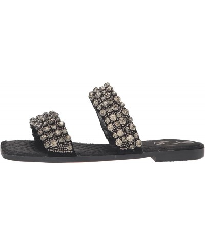 Women's Ezel Flat Sandal Black $24.49 Sandals