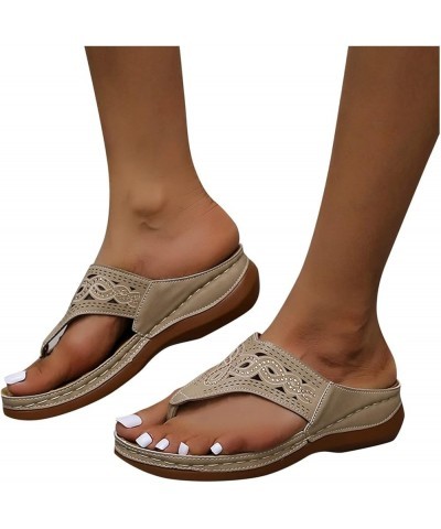 Plantar Faciitis Shoes Orthopedic Sneakers for Women Size 8 Slide Sandals Women Wide Fit Heels for Women Dressy Flip Flops Sa...