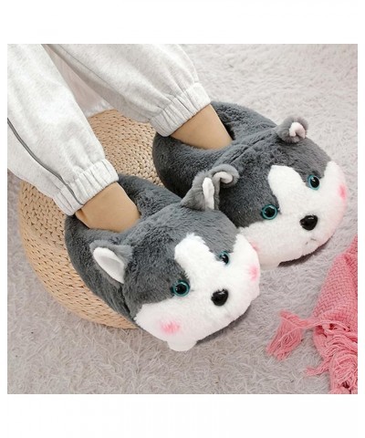 Christmas Slippers for Women Indoor, Sippers Indoor Women Warm Retro Soft Slippers Slip on Fashion Casual Slipper Grey $10.25...