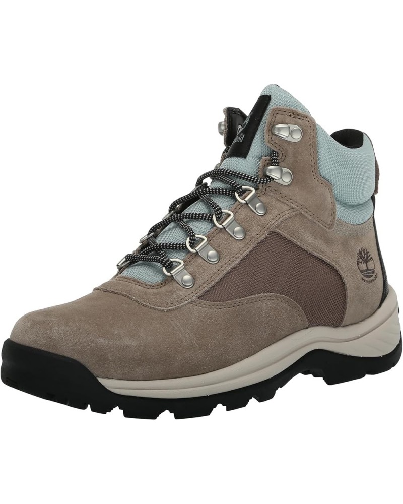 women's White Ledge Waterproof Mid Leather Hiking Boot Beige $40.14 Boots