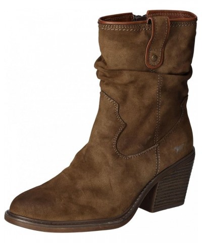 Women's Modern Western Booty Brown $45.34 Boots